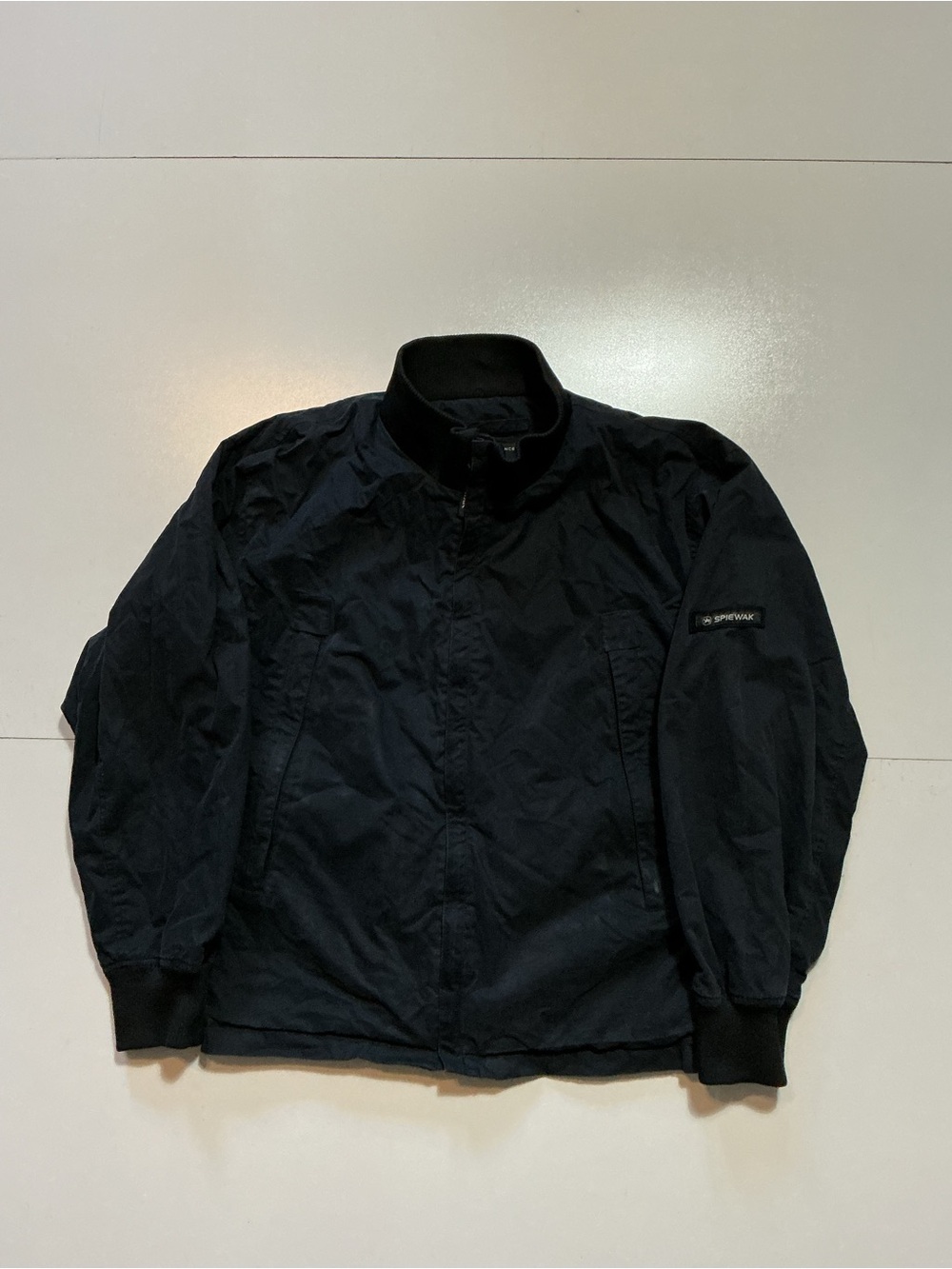 l. Spiewak & Sons Performance New York Black Mesh Lined Full Zip Jacket